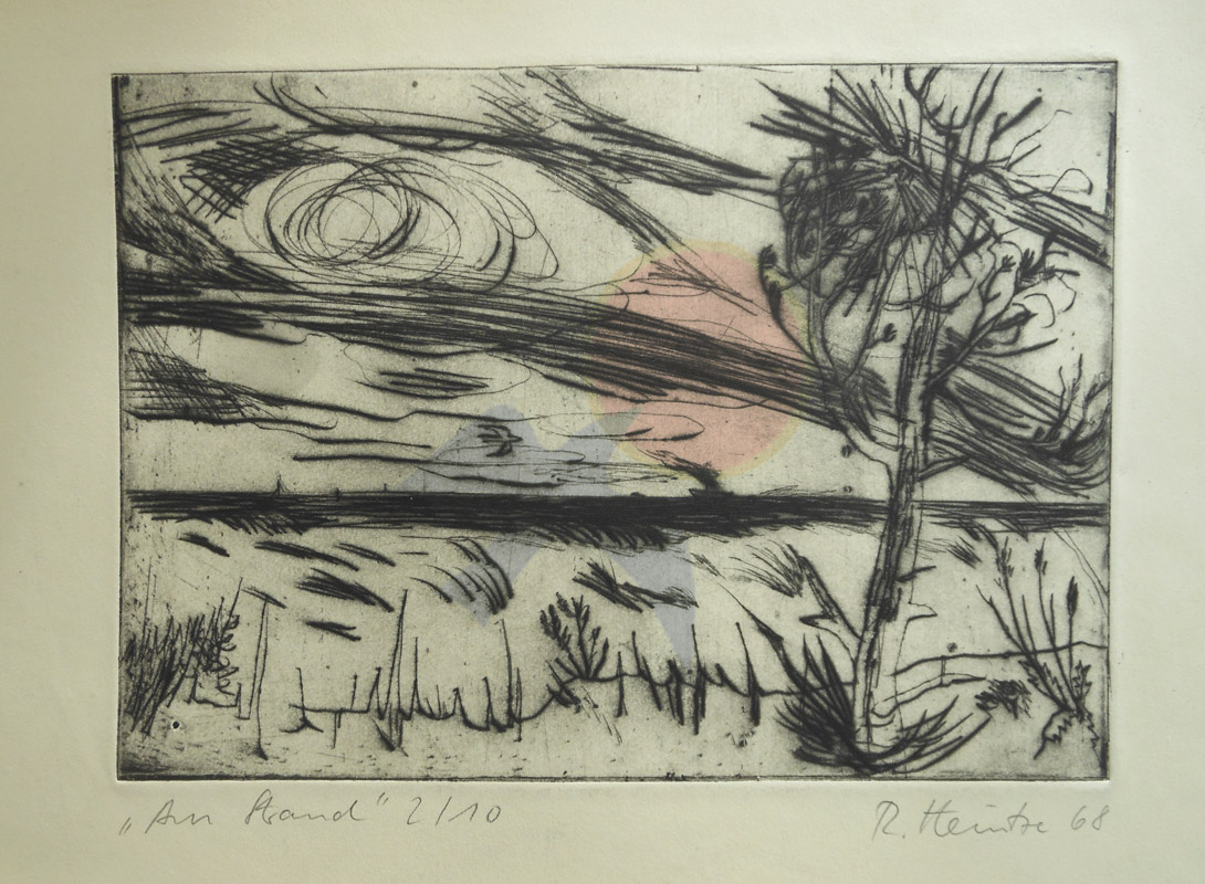 2. Radierung  ,,Am Strand,, 1968, 17,8x25 cm (28x34).jpg